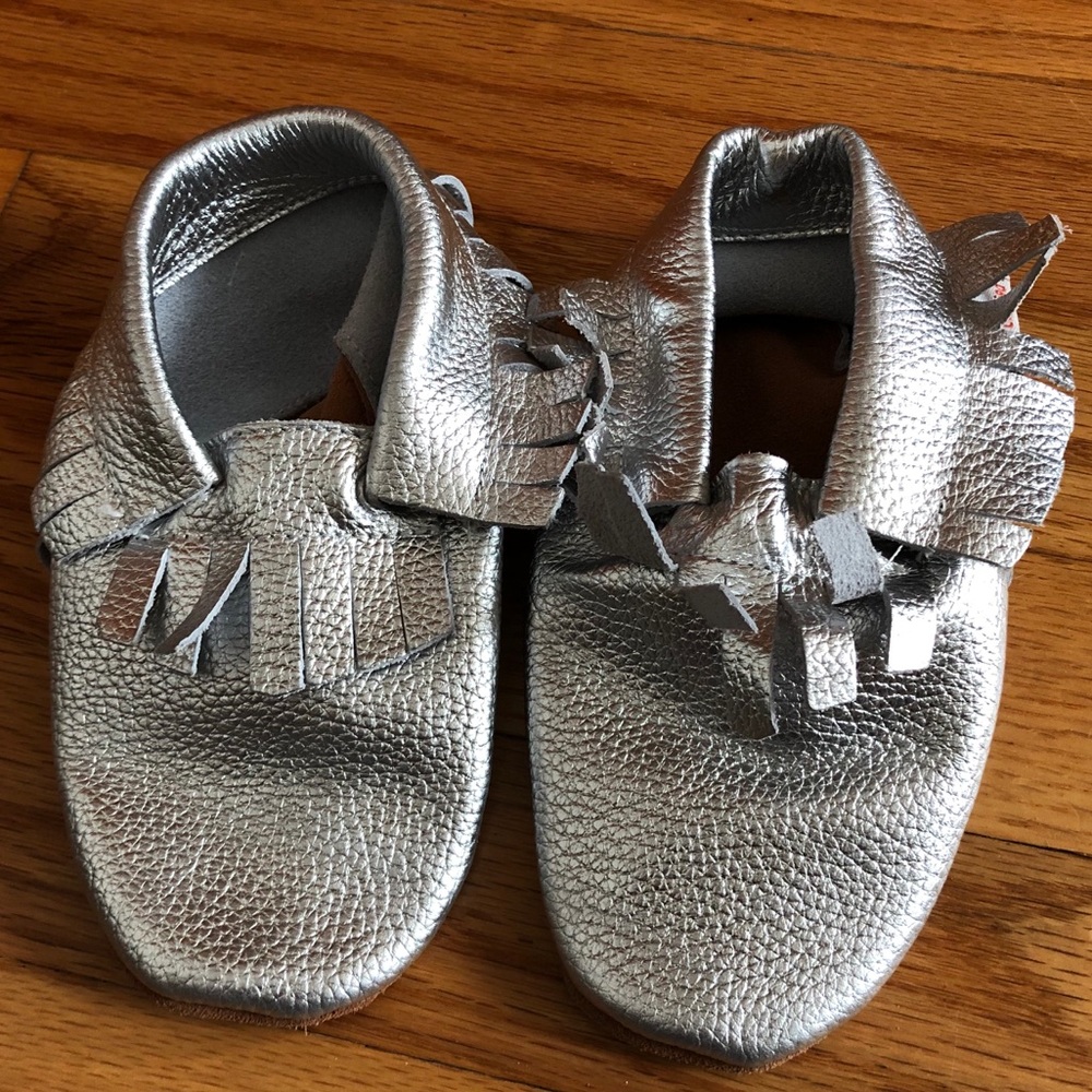 Leather moccasins
